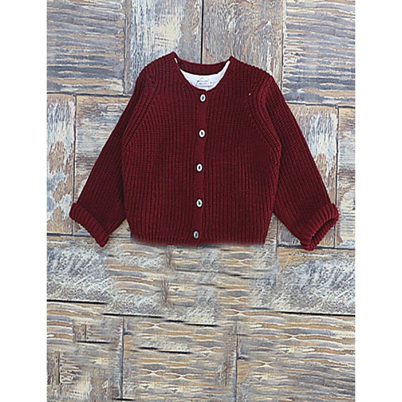 Girl's Casual/Daily Solid Sweater & ...