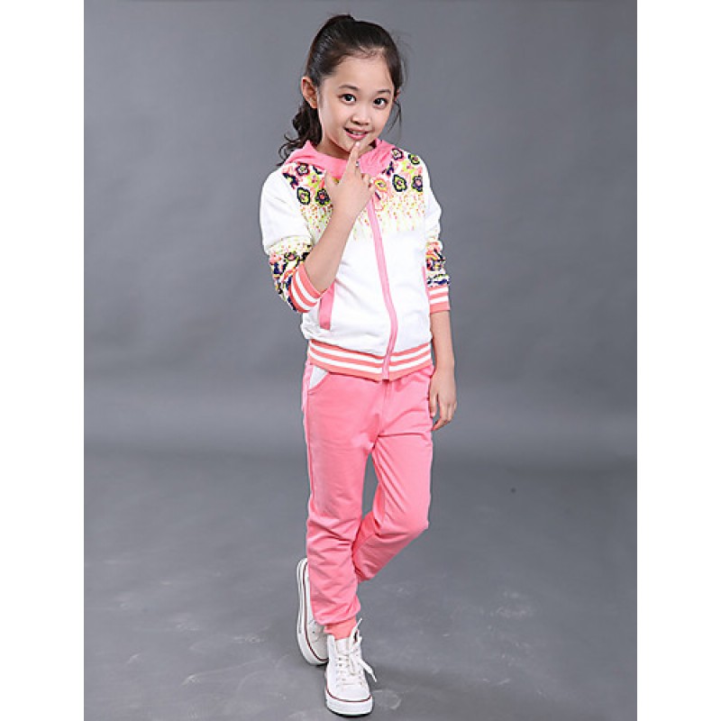 Girl's Cotton Spring/Autumn Sport Suit S...