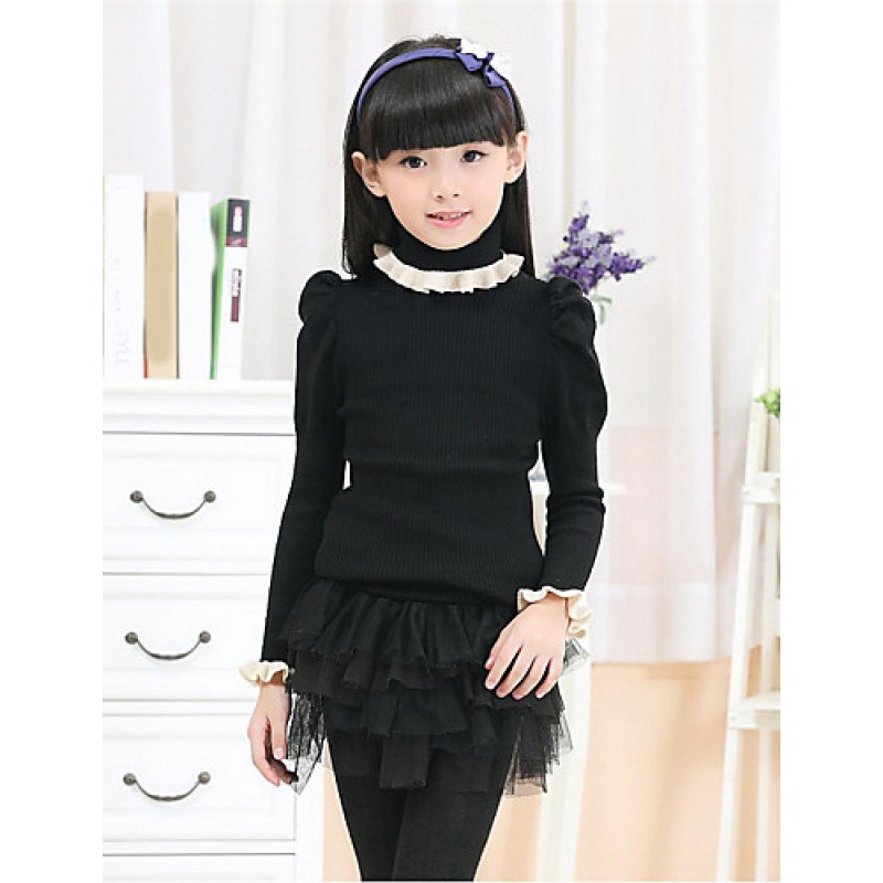 Girl's Casual/Daily Solid Sweater & ...