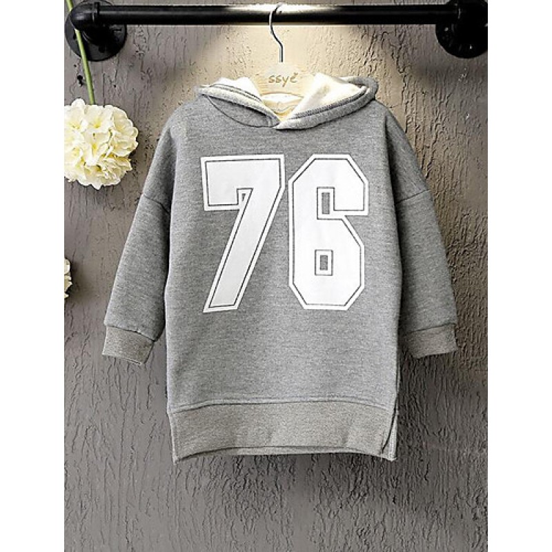 Girl's Casual/Daily Solid Hoodie & S...