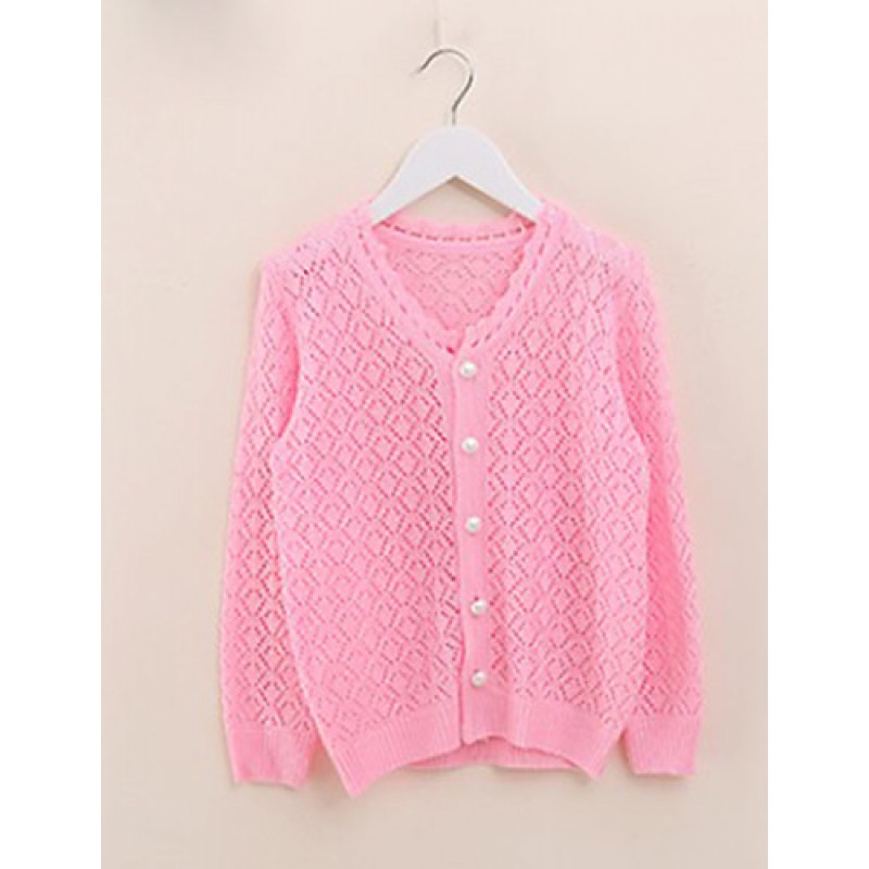 Girl's Casual/Daily Solid Sweater & ...